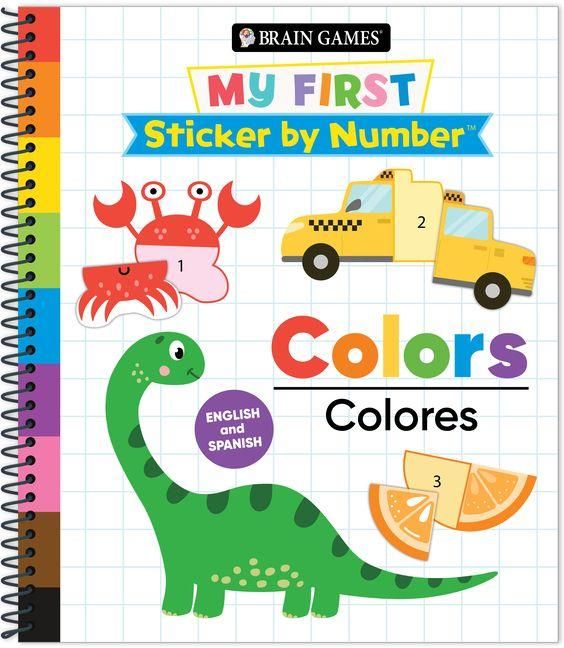 Produktbild: Brain Games - My First Sticker by Number: Colors - English and Spanish