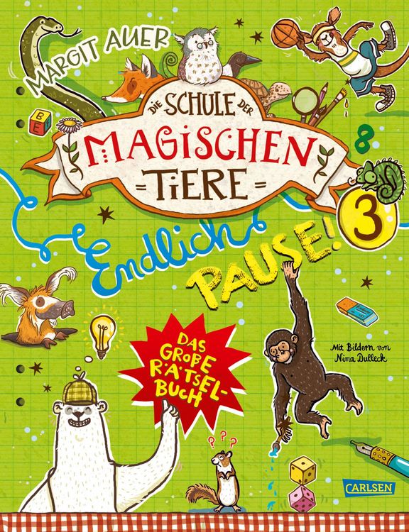 Produktbild: Die Schule der magischen Tiere: Endlich Pause! Das große Rätselbuch Band 3