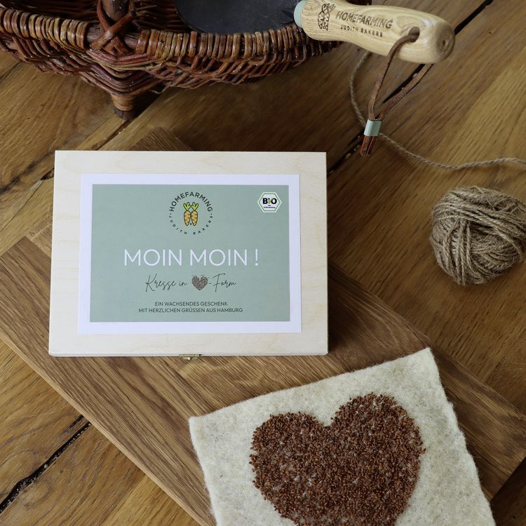 Produktbild: Bio-Kresseherz MOIN MOIN