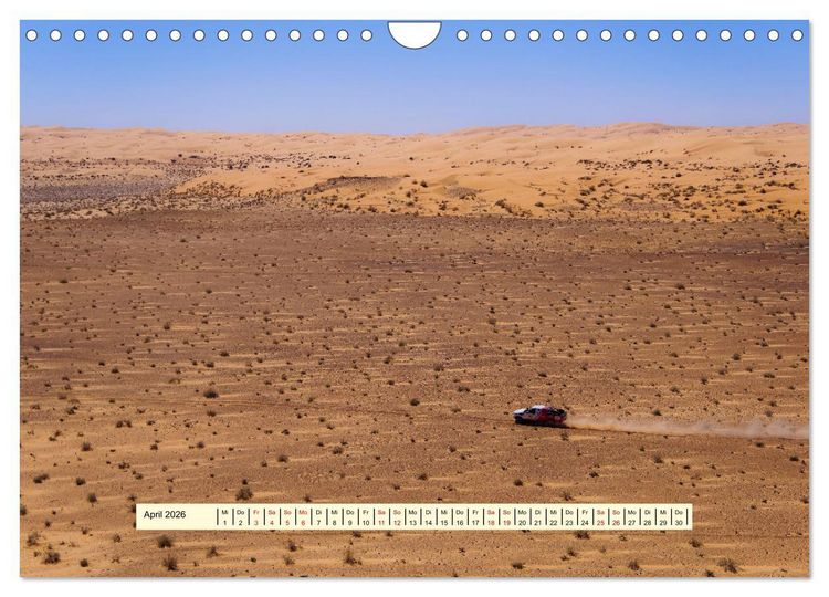Produktbild: Faszination W&uuml;stenrallye (Wandkalender 2026 DIN A4 quer), CALVENDO Monatskalender