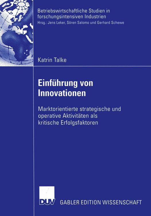 Produktbild: Einf&uuml;hrung von Innovationen