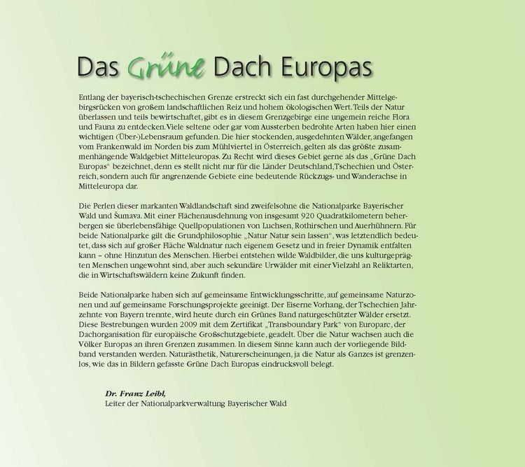 Produktbild: Das Gr&uuml;ne Dach Europas
