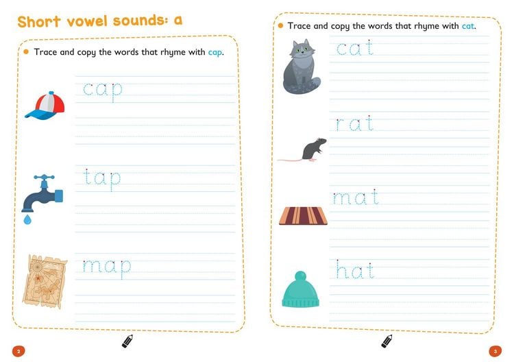 Produktbild: First Words Age 3-5 Wipe Clean Activity Book