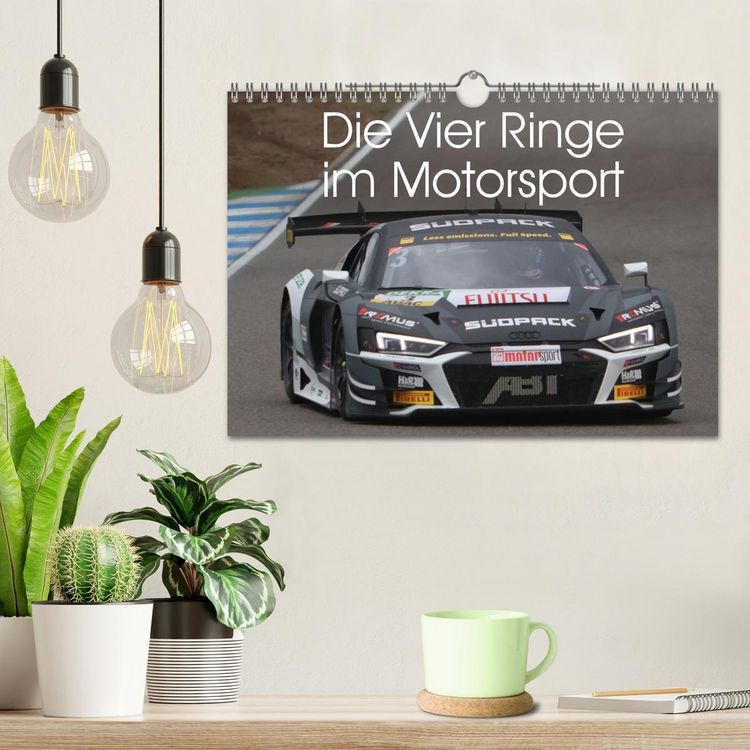 Produktbild: Die Vier Ringe im Motorsport (Wandkalender 2026 DIN A4 quer), CALVENDO Monatskalender