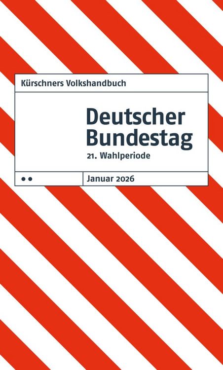 Produktbild: K&uuml;rschners Volkshandbuch Deutscher Bundestag