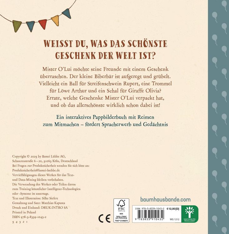 Produktbild: Mister O'Lui und das sch&ouml;nste Geschenk der Welt