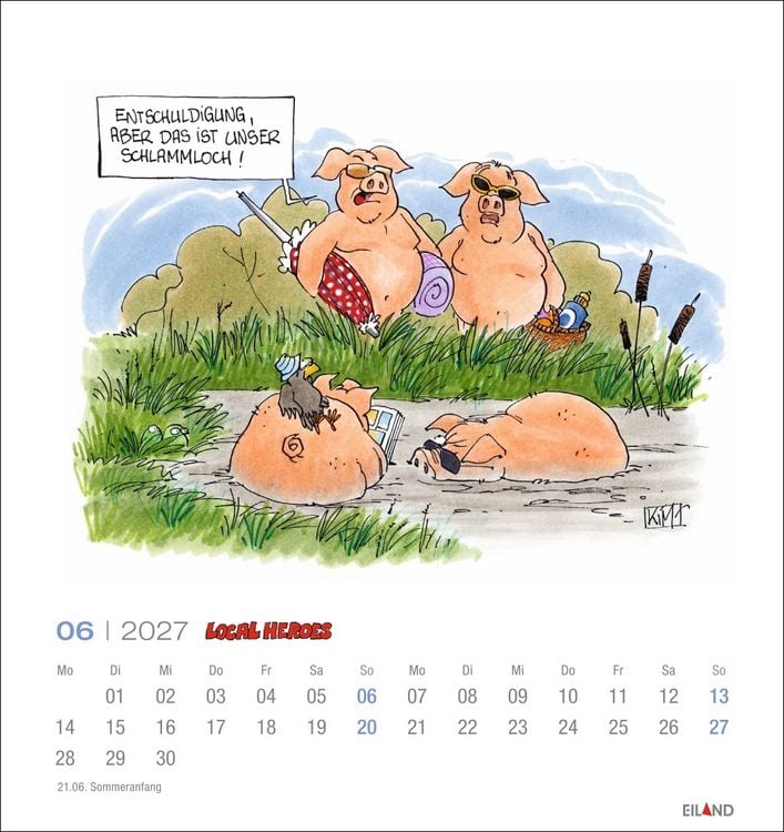 Produktbild: Local Heroes Postkartenkalender 2027 - Vom Leben hinter&acute;m Deich