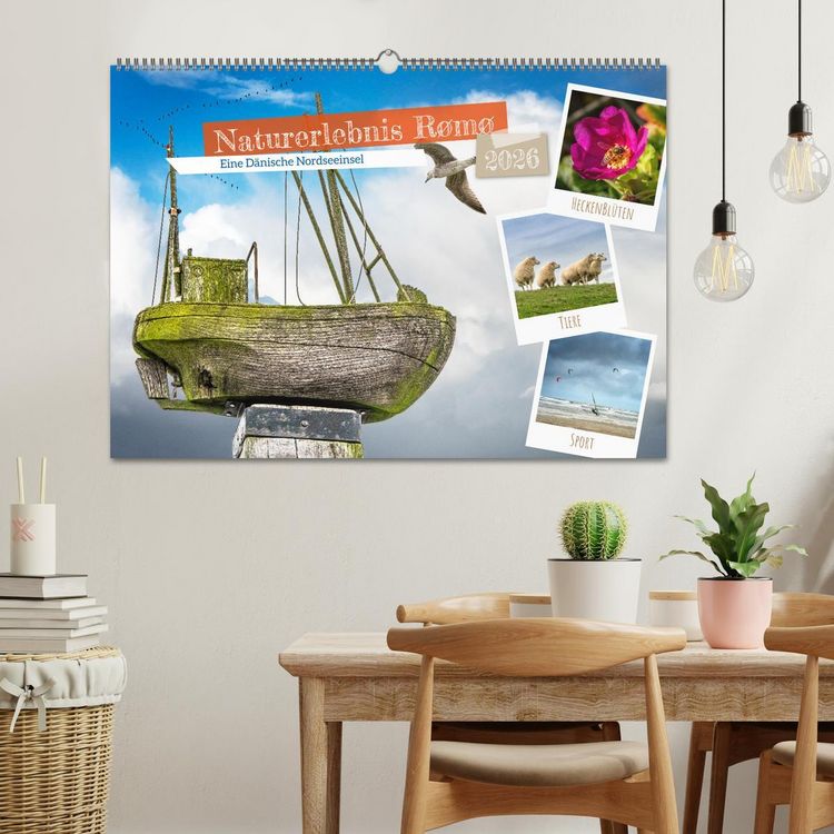 Produktbild: Naturerlebnis R&oslash;m&oslash; (Wandkalender 2026 DIN A2 quer), CALVENDO Monatskalender