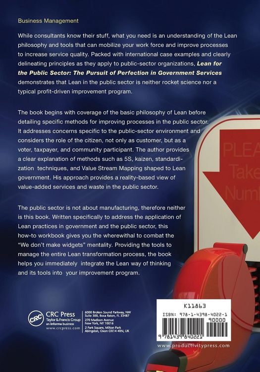 Produktbild: Lean for the Public Sector