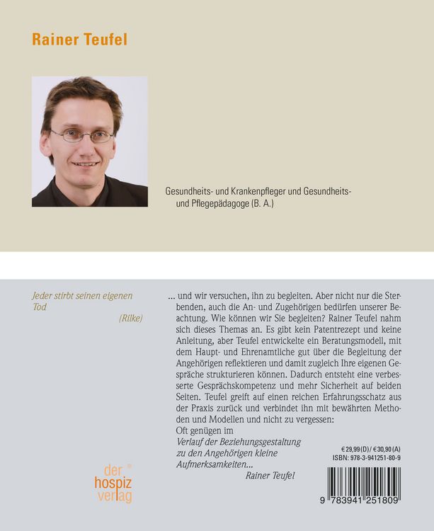 Produktbild: Beratung und Begleitung Angeh&ouml;riger in der Palliative Care