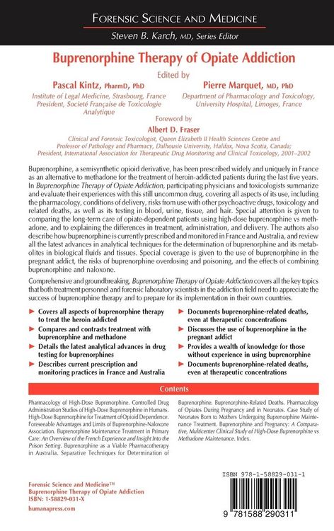 Produktbild: Buprenorphine Therapy of Opiate Addiction