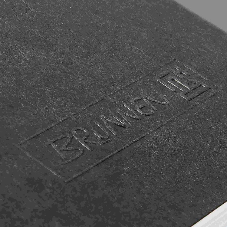 Produktbild: Brunnen Notizbuch Kladde Premium FACT!plus A5 schwarz