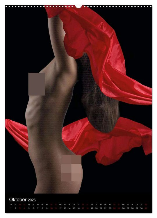 Produktbild: Anonymer Akt (Wandkalender 2026 DIN A2 hoch), CALVENDO Monatskalender