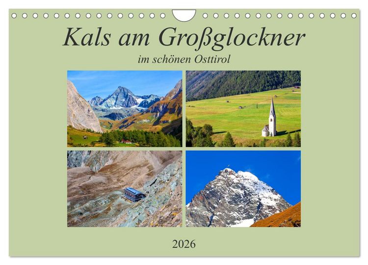 Produktbild: Kals am Gro&szlig;glockner (Wandkalender 2026 DIN A4 quer), CALVENDO Monatskalender