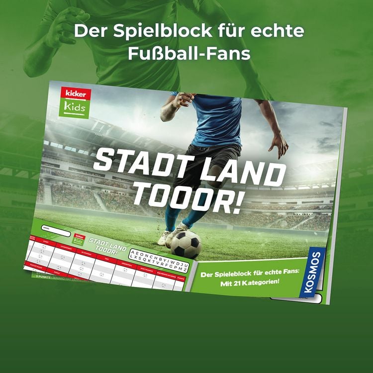 Produktbild: Kicker Kids Stadt-Land-Tor!