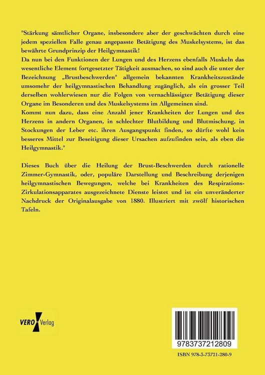 Produktbild: Die Heilung der Brust-Beschwerden durch rationelle Zimmer-Gymnastik