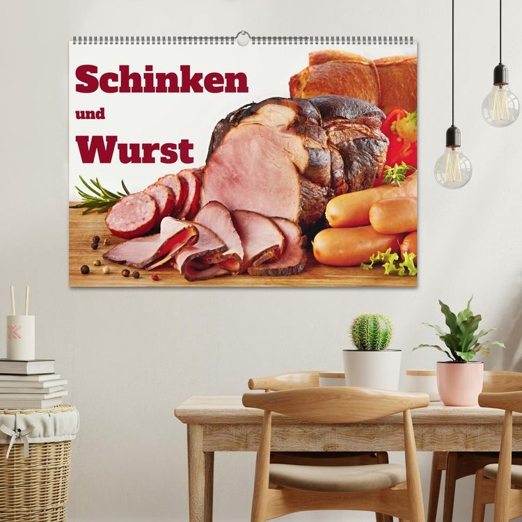Produktbild: Schinken und Wurst (Wandkalender 2026 DIN A2 quer), CALVENDO Monatskalender