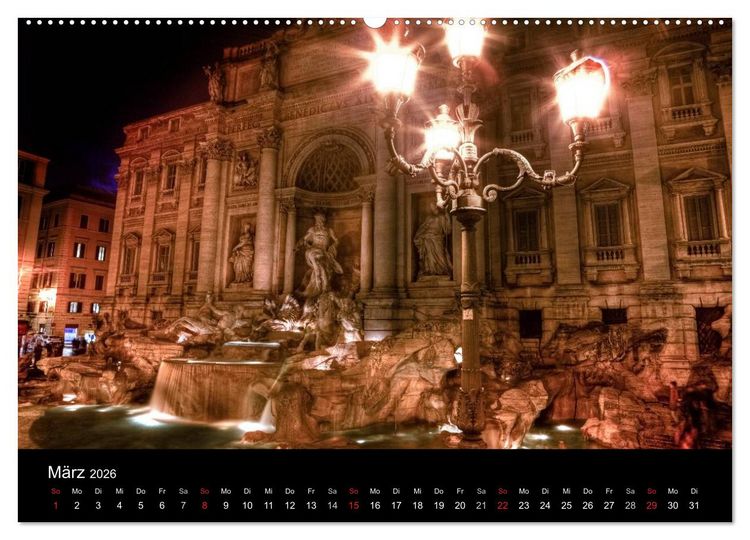Produktbild: Rom (Wandkalender 2026 DIN A2 quer), CALVENDO Monatskalender