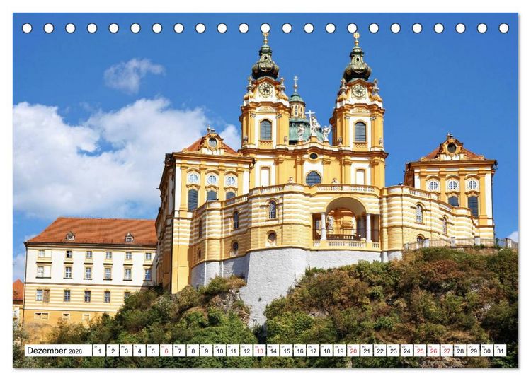 Produktbild: Mein &Ouml;sterreich. Eine Reise durch die Bundesl&auml;nder (Tischkalender 2026 DIN A5 quer), CALVENDO Monatskalender