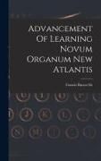 Produktbild: Advancement Of Learning Novum Organum New Atlantis