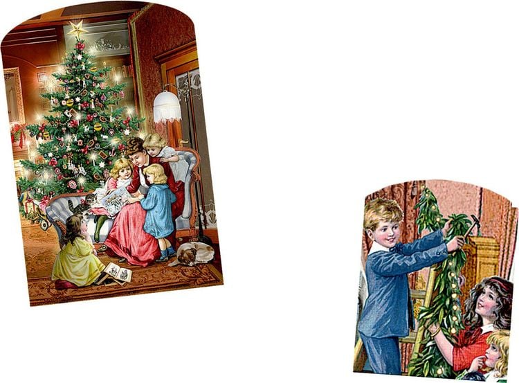 Produktbild: Aufstell-Adventskalender &ndash; Happy Christmas Home (mit LED)