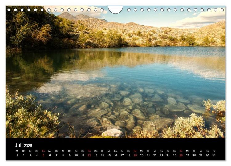 Produktbild: Norwegen - Alpine Landschaften (Wandkalender 2026 DIN A4 quer), CALVENDO Monatskalender