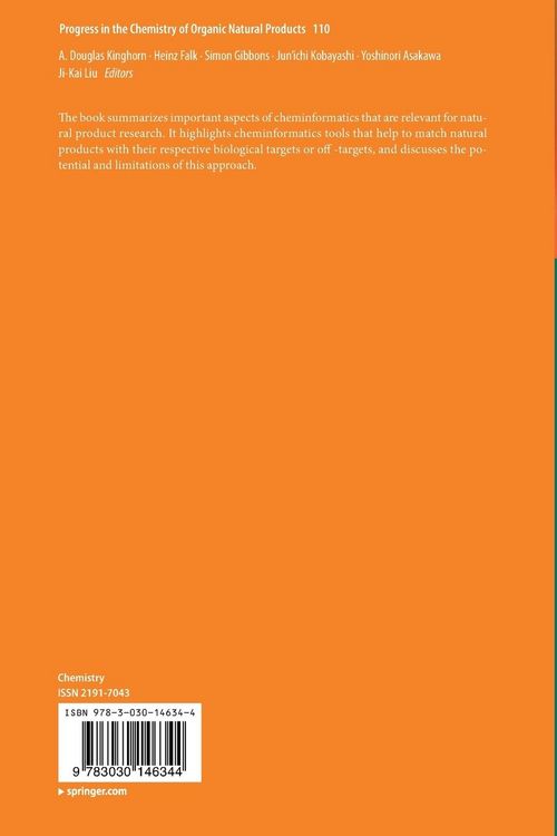 Produktbild: Progress in the Chemistry of Organic Natural Products 110