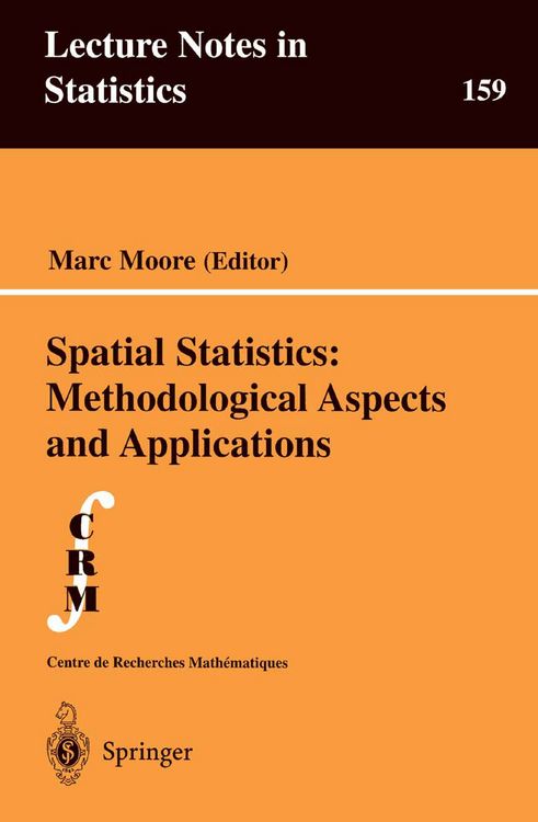 Produktbild: Spatial Statistics: Methodological Aspects and Applications