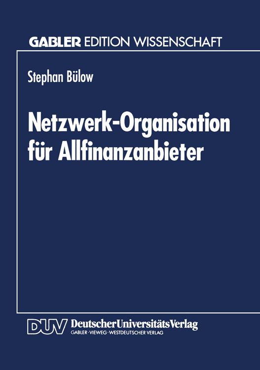 Produktbild: Netzwerk-Organisation f&uuml;r Allfinanzanbieter
