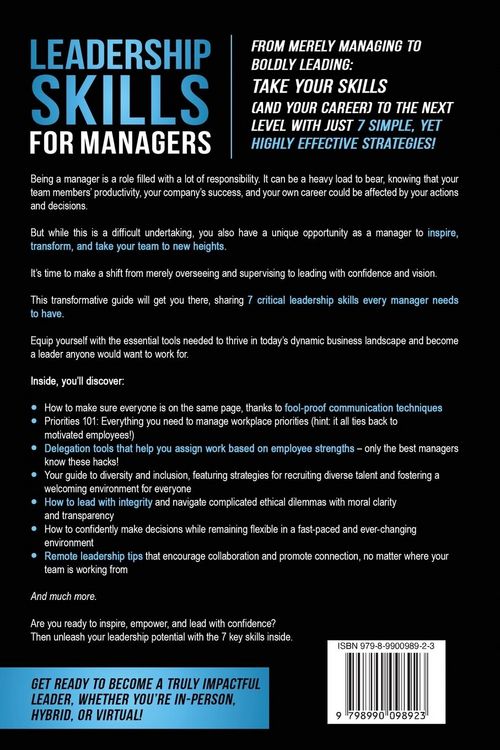 Produktbild: Leadership Skills for Managers