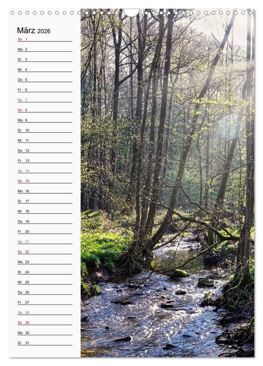 Produktbild: Nieste, Kleinod am Kaufunger Wald (Wandkalender 2026 DIN A3 hoch), CALVENDO Monatskalender
