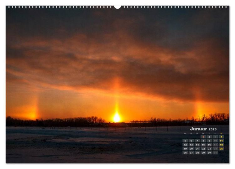 Produktbild: Manitoba 2026 Wenn die Sonne schlafen geht (Wandkalender 2026 DIN A2 quer), CALVENDO Monatskalender