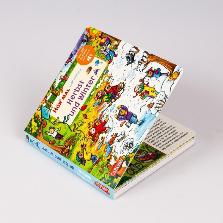 Produktbild: H&ouml;r mal (Soundbuch): Wimmelbuch: Herbst und Winter