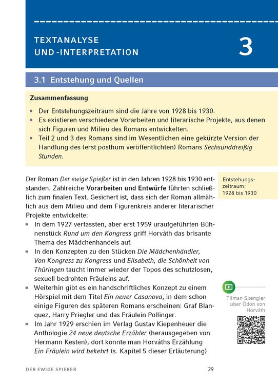 Produktbild: Der ewige Spie&szlig;er von &Ouml;d&ouml;n von Horv&aacute;th - Textanalyse und Interpretation