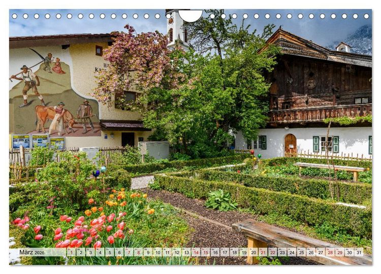 Produktbild: Unterwegs im Werdenfelser Land (Wandkalender 2026 DIN A4 quer), CALVENDO Monatskalender