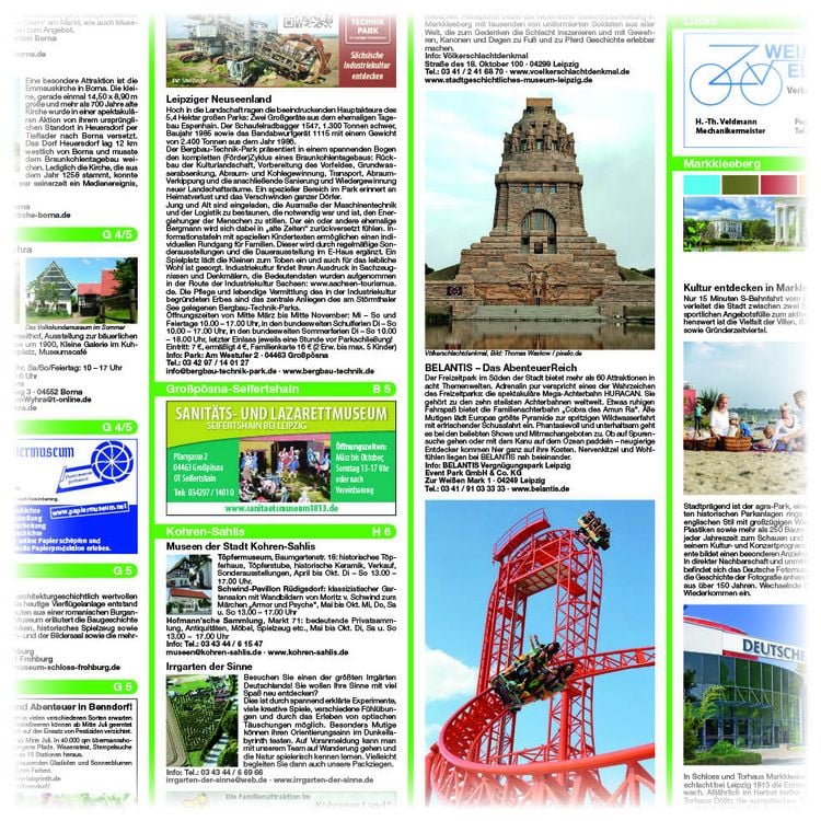 Produktbild: Publicpress Rad- und Wanderkarte Leipziger Neuseenland, S&uuml;dlicher Teil 1:50.000