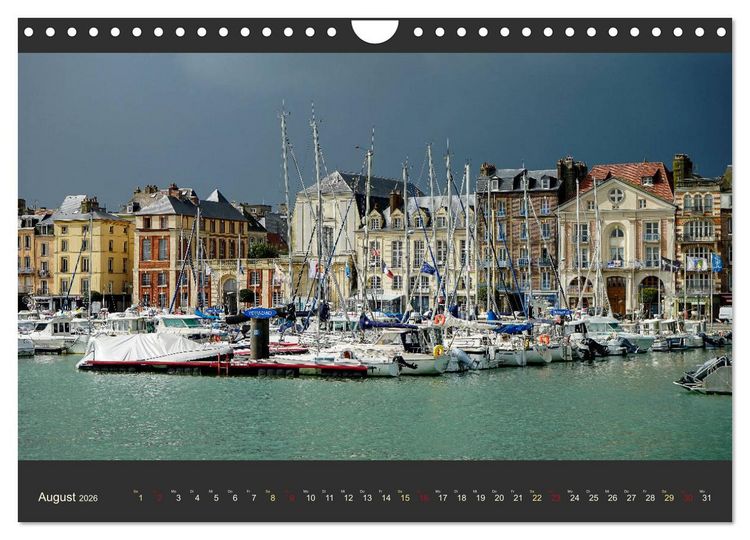 Produktbild: Normandie - Raue K&uuml;ste und malerische Hafenst&auml;dte (Wandkalender 2026 DIN A4 quer), CALVENDO Monatskalender