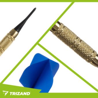 Produktbild: Darts-Set 12-tlg. + Spitzen Trizand 26100