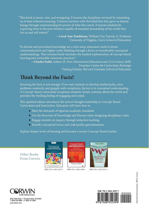 Produktbild: Concept-Based Curriculum and Instruction for the Thinking Classroom