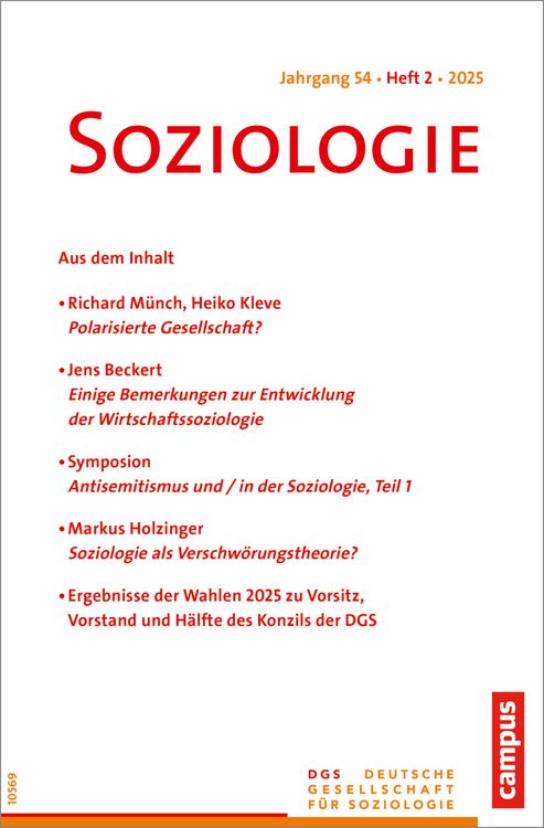 Produktbild: Soziologie 2/2025