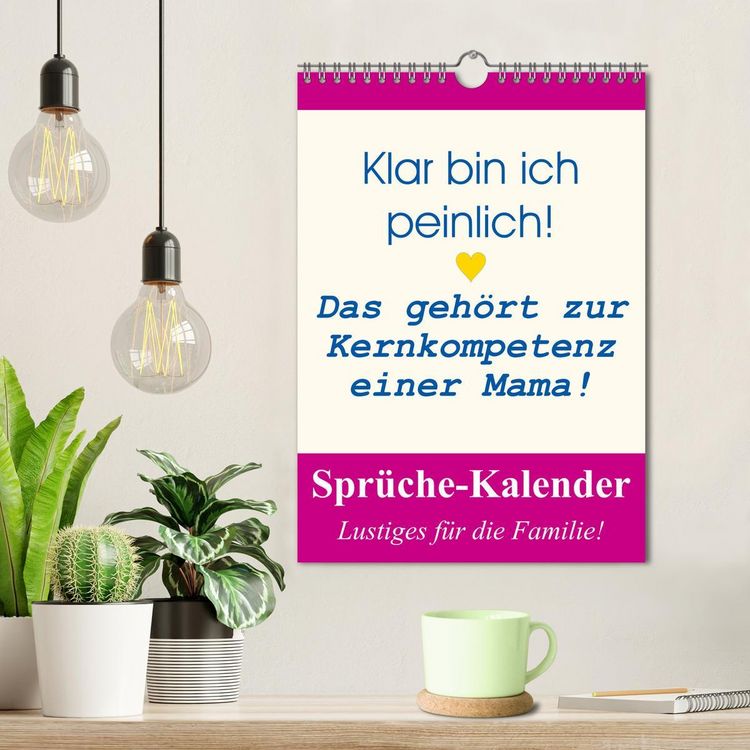 Produktbild: Spr&uuml;che-Kalender. Lustiges f&uuml;r die Familie! (Wandkalender 2026 DIN A4 hoch), CALVENDO Monatskalender