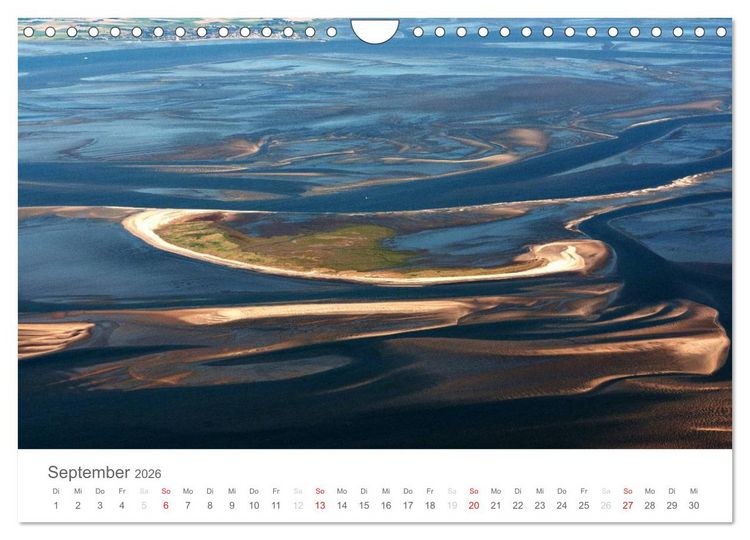 Produktbild: Nordfriesische Inseln im Auge des Fotografen (Wandkalender 2026 DIN A4 quer), CALVENDO Monatskalender