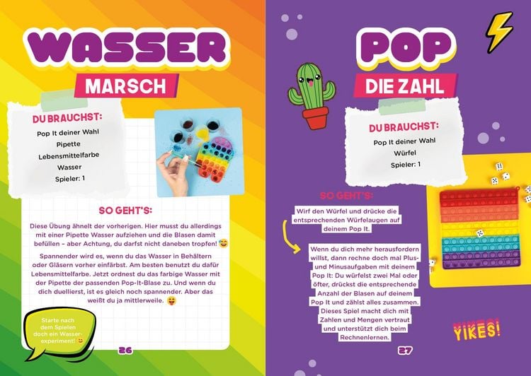 Produktbild: Pop it Fidget Toys &ndash; Games, Hacks & more vom YouTube-Kanal Hey PatDIY