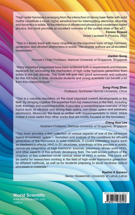 Produktbild: High-Order Harmonic Generation in Solids