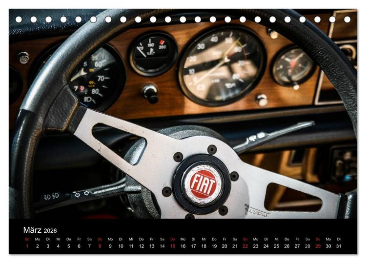 Produktbild: Oldtimer inside (Tischkalender 2026 DIN A5 quer), CALVENDO Monatskalender
