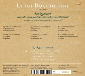 Produktbild: Boccherini/Six Quatuors (Real Camara)