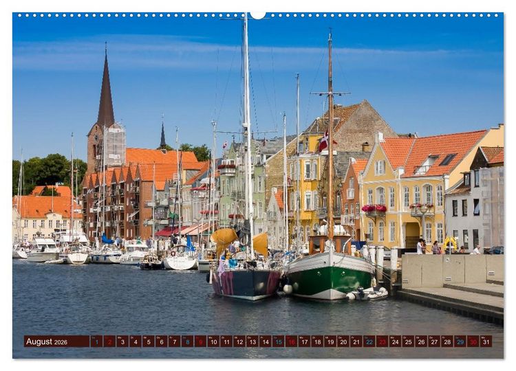 Produktbild: D&auml;nemark - J&uuml;tland & Kopenhagen, Impressionen aus dem hohen Norden (hochwertiger Premium Wandkalender 2026 DIN A2 quer), Kunstdruck in Hochglanz
