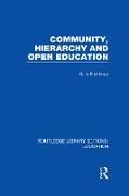 Produktbild: Community, Hierarchy and Open Education (Rle Edu L)