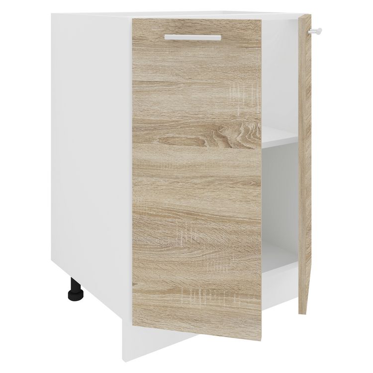 Produktbild: K&uuml;chenschrank B 60 cm Unterschrank Dreht&uuml;ren Esilo