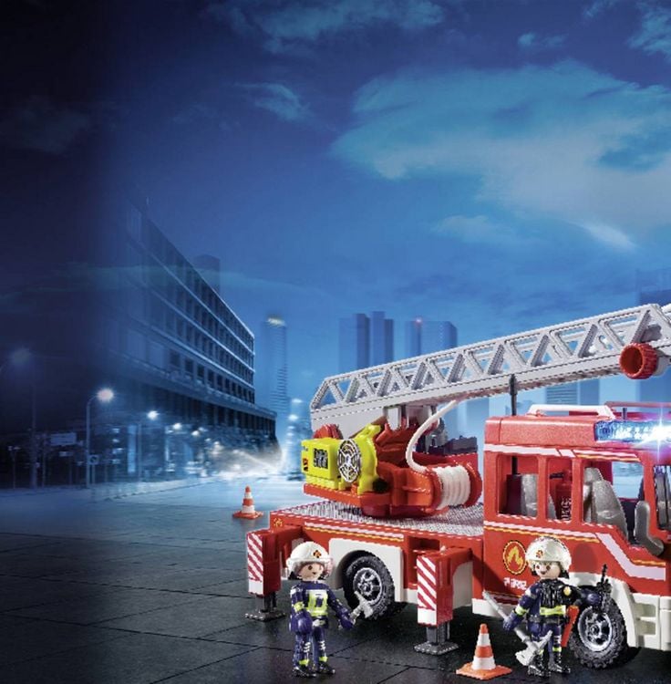 Produktbild: PLAYMOBIL® 9463 City Action Feuerwehr-Leiterfahrzeug